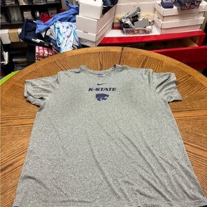 Nike Dri-Fit K-State Gray Men's Short Sleeve Tee (Team Issued)